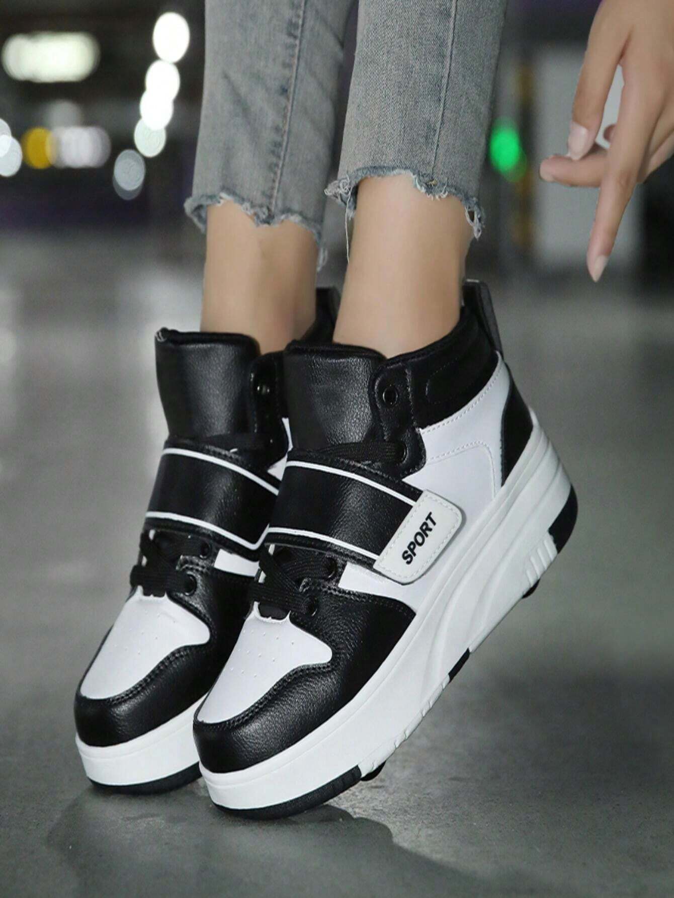 8Wheel Detachable Inline Skates Shoes For Men And Women, With