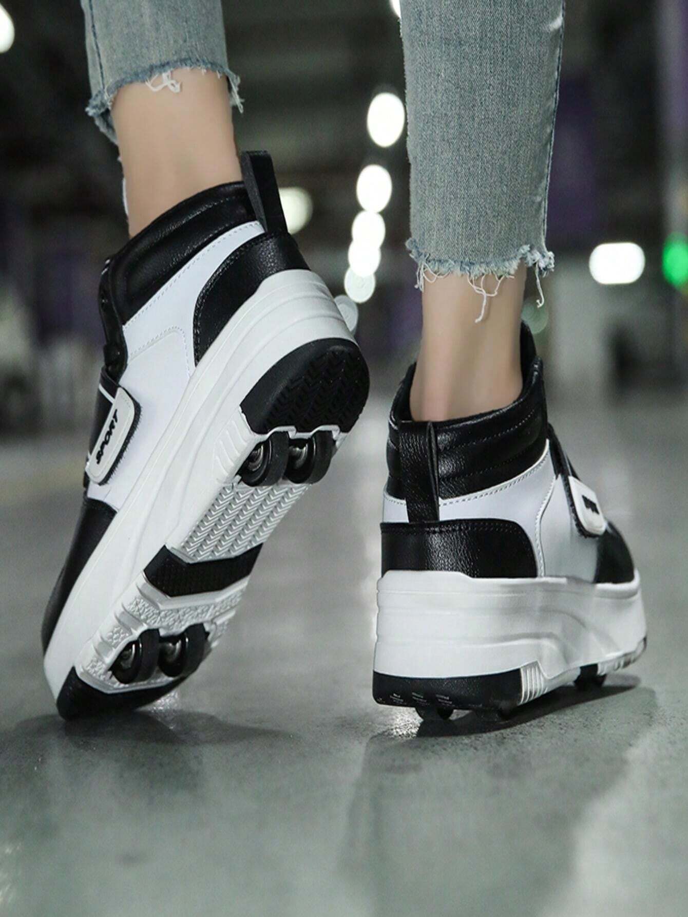 8Wheel Detachable Inline Skates Shoes For Men And Women, With