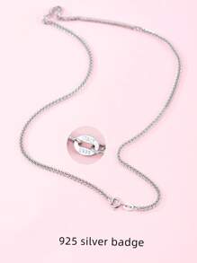 925银肖邦链项链，纯银粗链项链，男女皆宜，休闲毛衣链，锁骨链，纯银链