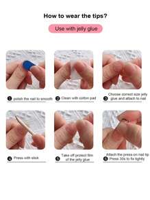 100%纯手工制作闪亮裸色猫眼美甲贴片，按压式美甲，椭圆形短指甲假指甲，可重复使用，美甲设计，适合居家日常使用和派对美甲产品，美甲用品，手工按压式美甲 - 杏色 - 查看 12