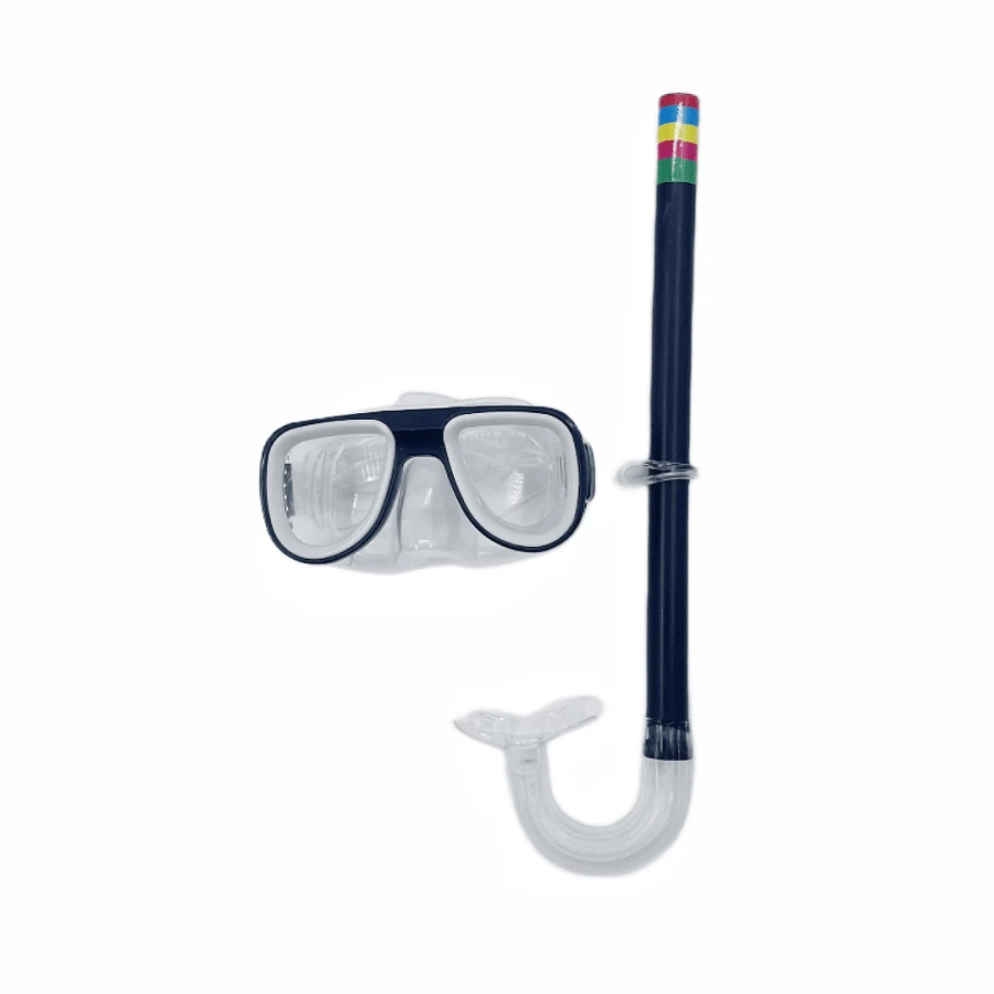 2pcs Snorkeling Set For Adults And Children, Small Size Waterproof Goggles With Diving Mask And