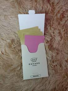 200 Papeles de Arroz, Papel de Arroz Facial de Grasa, Láminas Antibrillo 200 Láminas - Multicolor - Ver 5