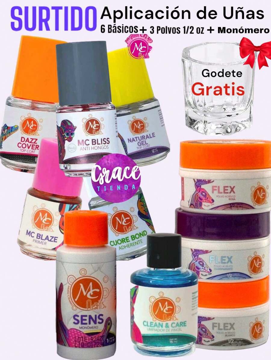 ASSORTMENT Basic Nail Application + McNails Gift - Pink - View 1