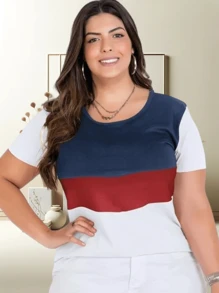Plus Size Blouses - White - View 4