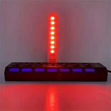1pc USB 8 LED Atmosphere Lamp, High Brightness Multi-Colored Mini Table Lamp, Eye-Caring USB Night Light, Lamp, USB Romantic/Couple Night Light - USB Multi-color Atmosphere Light - View 9