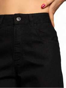 Women Jeans - màu đen - Xem 4