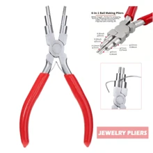 1 à 4 pièces Ensemble d'outils de pince pour la fabrication de bijoux, comprenant des pinces à 6 étapes, des pinces de type S larges, des pinces à bec rond de 9 aiguilles, des pinces à bec coudé, des pinces à bec de canard, des pinces à bec rond, des pinces pour tenir les perles, des pinces à bijoux, des pinces coupantes, des pinces à bec coudé, des pinces à bec plat, des pinces à mâchoires en nylon, pour le DIY de bijoux, des pinces à bec demi-rond, un outil de bobinage de fil circulaire, un ensemble de 6 pièces de pinces artisanales (couleurs aléatoires)