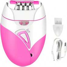 Depilador Feminino Recarregável Máquina Depilação Elétrico - Rosa chiclete - Visão 1