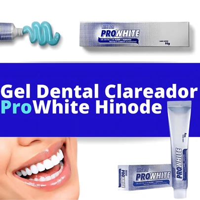 Gel Dental Clareador Pro White Hinode 90g (Original)