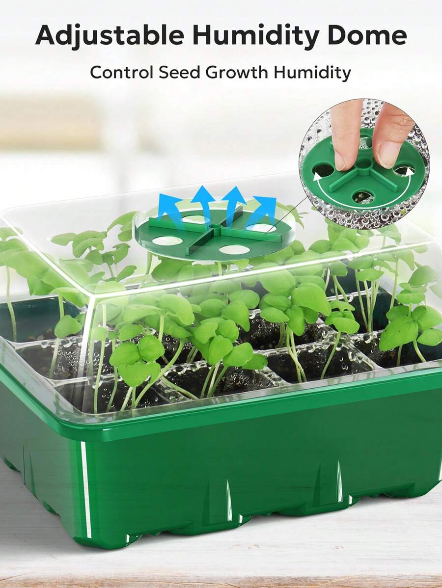 1pc Seed Starting Trays, Seedling Starter Kit, Plant Starting Kit, With