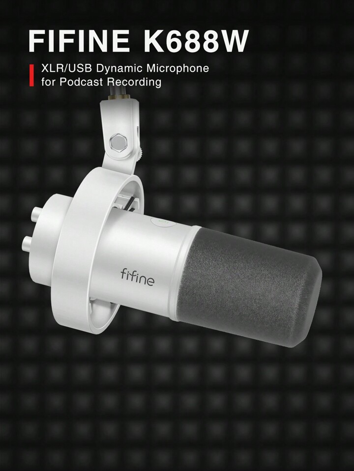 FIFINE FIFINEスタジオ ダイナミックマイク USB/XLR