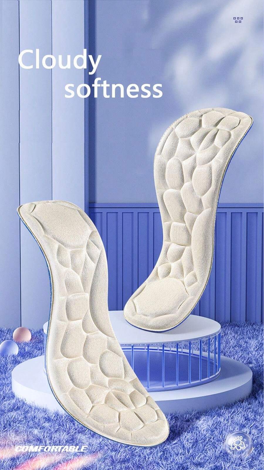 Linkidea Einlegesohlen Für Fußgewölbe – Stoßdämpfend, Für Plantarfasziitis, Passend Für Viele Laufschuhe, Größe 36,5/36