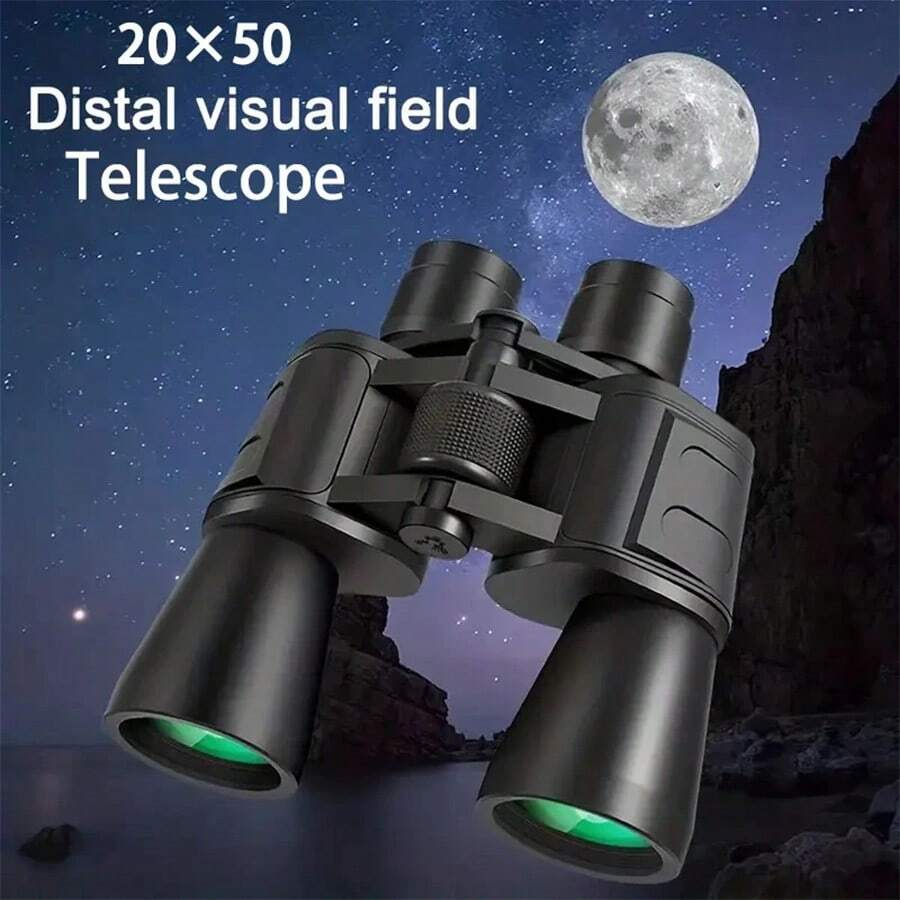 1pc Black Waterproof & Durable Binoculars, Suitable As A Gift - Black - View 1