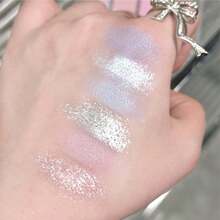 Paleta de sombras de ojos de 16 colores - Acabado perlado y mate, tonos rosados y azules, multifuncional y portátil - Paleta de sombras de ojos de dieciséis colores 01 - Ver 5