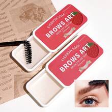 Gel fijador de cejas con cera sólida transparente resistente al agua duradera - fresa - Ver 3