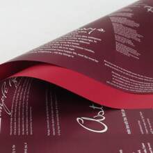 Paquete de 20 piezas de Papel de regalo impermeable con elegantes flores en dos tonos para ramos, material de empaquetado de flores - 20 unidades/paquete - Ver 14