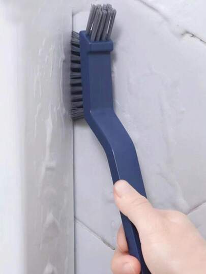 1 pieza Cepillo multiusos para grietas, cepillo de limpieza para cocina, cepillo para grietas del piso, cepillo pequeño para espacios estrechos del baño