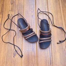 Women Heeled Sandals - 黑色 - 查看 4
