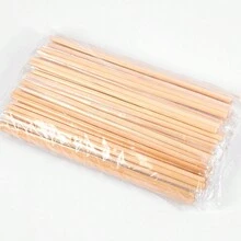 50 pares de palillos desechables empacados individualmente para fiestas en restaurantes, cubiertos desechables - Amarillo - Ver 3