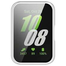 Tương thích với vỏ bảo vệ đồng hồ Samsung Galaxy Fit3 Vỏ màng R390 Máy tính tích hợp + Vỏ bảo vệ Samsung Fit3 cường lực Chống bụi và chống rơi - Bạc - Xem 4