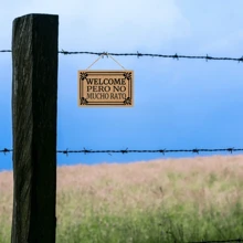 1 Pc 7.87inch *5.3inch ''Vintage Plaque Decor, Home Decor, Restaurant Decor, Bar Decor, Cafe Decor, Garage Decor, Wall Decor Wooden Hanging Plaque Home Decoration-Appropriate Porch And Entrance Warning Signs Make Your Home More Secure Best Gifts Birthday Graduation - StyleA-cOLORFUL - View 7