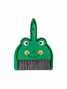 1入組小掃帚簸箕套裝，家用桌面清潔工具，清理灰塵及寵物毛髮專用，兒童小掃帚 - 彩色 - 查看 10