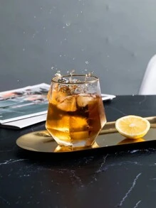 1 PC 300ml Hexagonal Glass Creative Dazzling Transparent Home Water Glass Cup - Clear - View 4