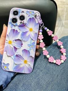 Vòng tay vẽ mực hoa, cạnh thẳng, đường cắt chính xác, dây thừng vẽ tay, tương thích với iPhone 15 Promax, ốp lưng Apple 13, ốp lưng Apple 11, ốp lưng mềm P12, ốp lưng TPU chống rơi cho iPhone X, ốp lưng mềm chống rơi cho iPhone Xs, ốp lưng tương thích với Galaxy S22/Galaxy A13 4G/Galaxy A52/A52S 5G, tương thích với Redmi Note11/11 Lite - Nhiều màu - Xem 1