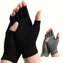 1 Pair Of Unisex Compression Gloves With A Compression-Style Fingerless Design And Breathable Fabric.,Black Gloves, Gym, Sport, Gym, Home Exercise, Women's Gym Gloves, Boxing Gloves, Gym Gloves, Gym Gloves, Men's Gym Gloves