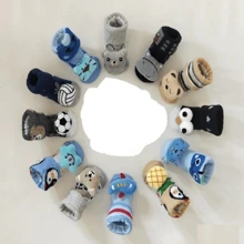Kit Com 8 Pares De Meia Menino de Bichinho Personagens, quentinha para os pes do seu bebe Atacado