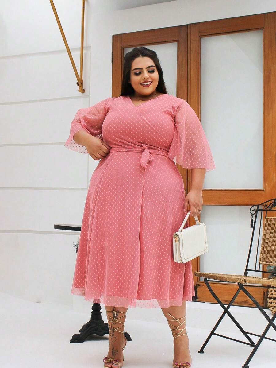 Women Dresses - Màu Hồng baby - Xem 1