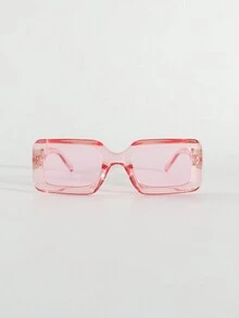 1 对女士塑料矩形多巴胺美丽、温柔、充满活力、时尚 BOHO、别致、街头风格 Y2K 时尚眼镜，适合户外旅行和节日作为礼物时尚基础秋冬女士服装商务休闲礼品女士海滩配饰时尚眼镜遮阳镜 - 彩色 - 查看 16