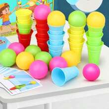 Ice Cream Game "Ice Cream Stack" Card Matching Interactive Tabletop Toy Set With Random Color - Multicolor - View 3