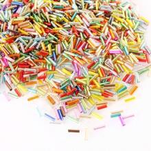 600 unidades de miçangas de vidro mágicas de 2 * 7 mm, material de costura cruzada DIY para fazer pulseiras e colares