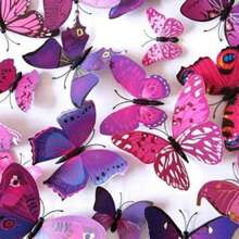 Butterfly Stickers - Violett - Übersicht 2