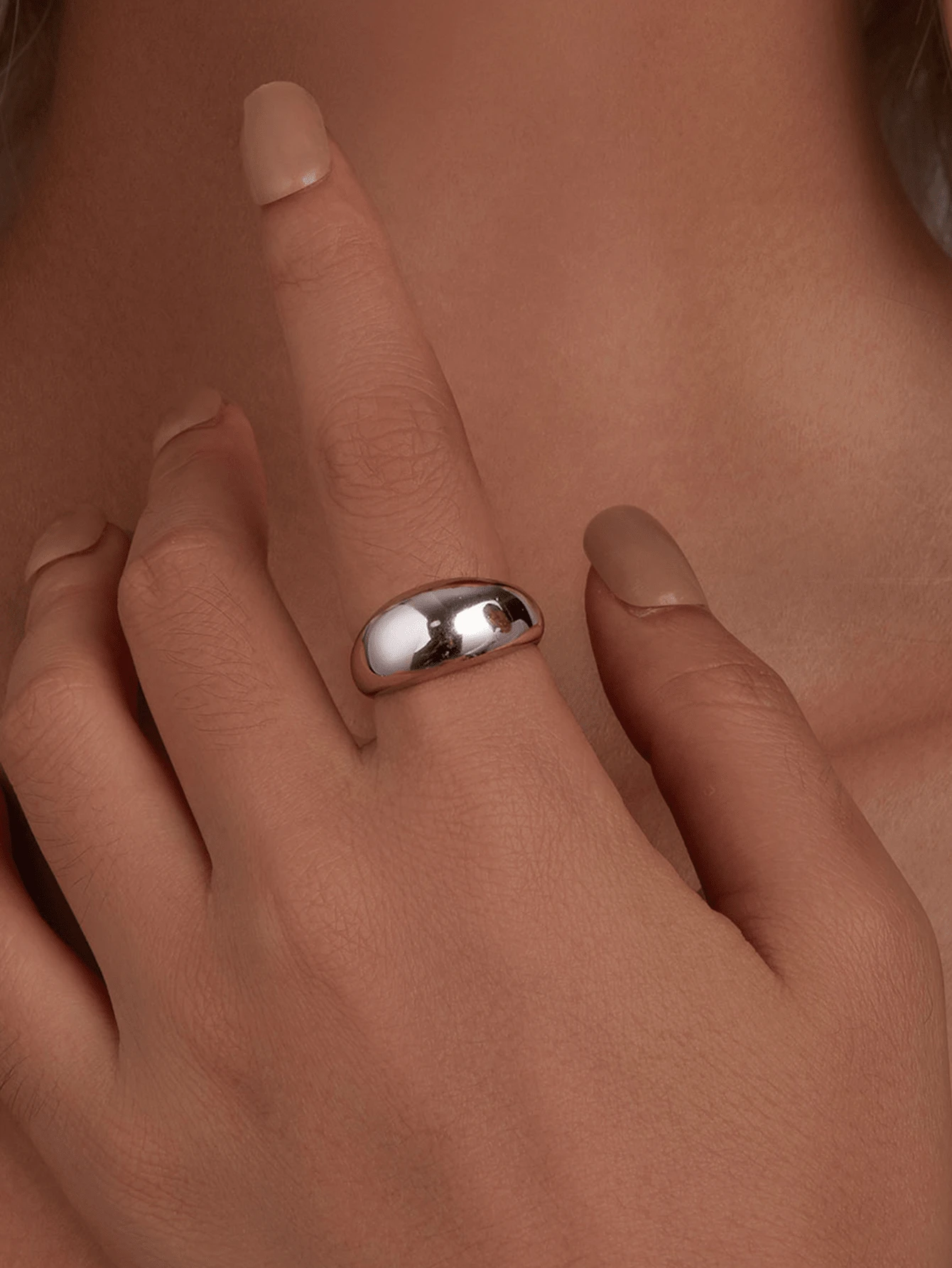 OPVYAEU 10 Pièces Bagues Ouvertes Réglables - Bagues Anxiété Argent Pour Femmes Et Filles
