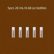 5个，15ml/20ml/30ml/50ml/80ml/100ml/120ml/150ml/200ml/250ml/塑料瓶PET透明瓶蝴蝶盖化妆家居浴室装饰秋季装饰返校 - 彩色 - 查看 16