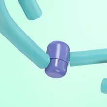 1 pieza Ejercitador de piernas Thigh Master - Azul - Ver 5