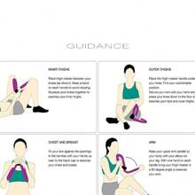 1 pieza Ejercitador de piernas Thigh Master - Azul - Ver 6