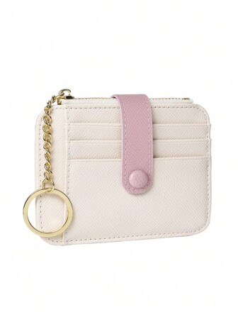 BATSIOE 新品 小巧纤薄韩版 Malist 带钥匙扣 零钱袋和卡槽 轻巧奢华礼品袋 用于存放卡片和文件 钱包 钱包 卡夹 钱包 名片夹 信用卡夹 身份证夹 女士 女士钱包 迷你钱包 钱包 钱包 钥匙扣卡包