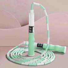 1入調節式健身跳繩,柔軟的竹節設計,適合初學者或有簽約的運動愛好者 - 彩色 - 查看 4