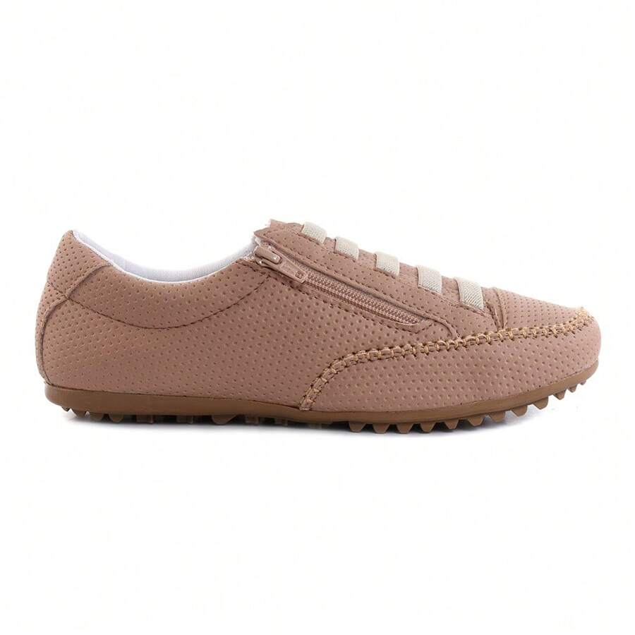 Women Wedge Sneakers - 乾枯玫瑰色 - 查看 1