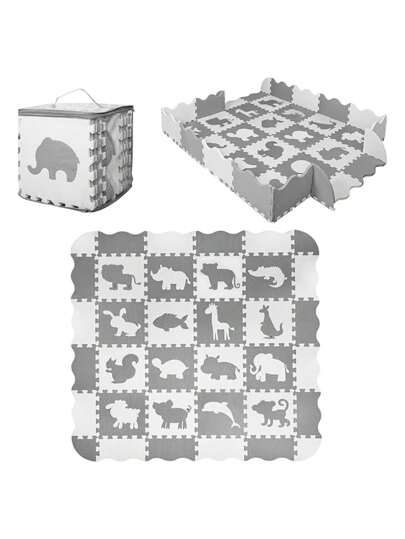 Tapete para Bebé 1.4 x 1.4m: Set de 36 Piezas Rompecabezas de Espuma Sólida, Bluelander.