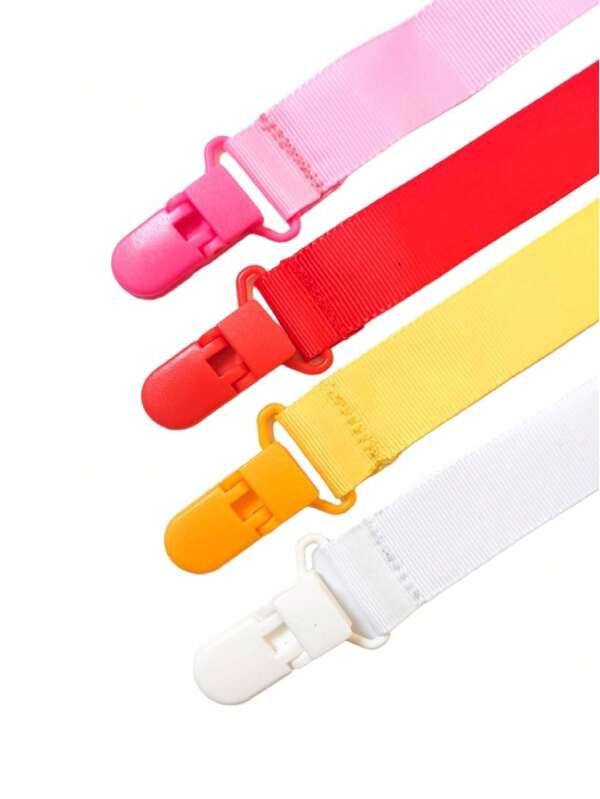 Kit 4 Prendedores de Chupeta Menina