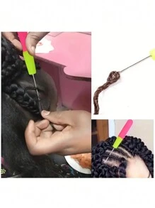1set Dreadlocks Tool Set,12pcs Dreadlock Crochet Hook Set,40pcs Dreadlocks Hair Ring,Dreadlocks Tool Set Crochet Hooks For Crochet Braids Hair Decoration Accessories