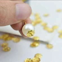 100/300/500 piezas de 6mm Tapas sueltas en forma de flor hueca con borlas para espaciadores de cono, para hacer aretes, colgantes, pulseras, collares y accesorios de joyería DIY