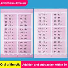 80 Pages Children Math Exercise Book: Interesting And Attractive Addition And Subtraction Skills Practice Within 100 Using Horizontal And Vertical FormatsSchool, Student,Stationery,School Supplies,Back To School