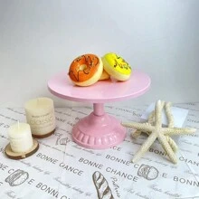 Pink 8 Inch 10 Inch 12 Inch Wrought Iron Cake Stand Dessert Tray Afternoon Tea Birthday Party Home Party Display Stand Fruit Plate Cake Stand Cake Decorations Cupcake Stand Cake Decor Cake Holder Wedding Decor Wedding Party Supplies Wedding Decorations Wedding Accessories Wedding Cake Stand