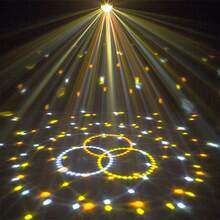 1 pieza Luz LED de bola mágica de fiesta de ambiente USB Mini para DJ de automóvil Disco Etapa Luz para hogar KTV en siete colores