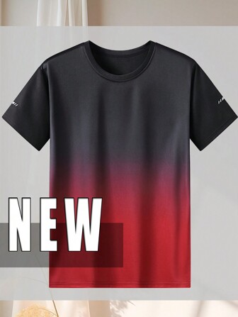 Boyfriend Style Men's Football Training Quick-Dry Short Sleeve T-Shirt, Can Be Used As A Football Uniform, Suitable For Indoor Gym